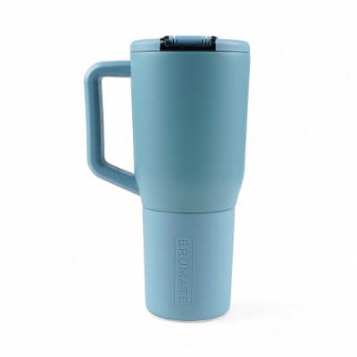 Mercury Marine BrüMate Müv 25oz insulated mug with handle in blue